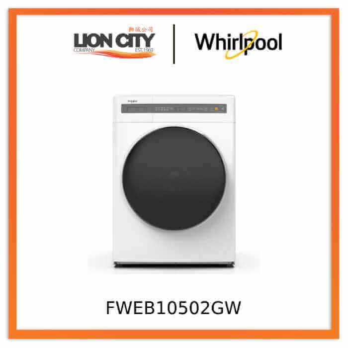 Whirlpool FWEB10502GW/GG SaniCare 10.5kg Front Load Washer, 1400rpm (White) - Lion City Company
