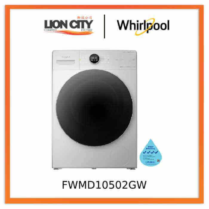 Whirlpool FWMD10502GW/GG Supreme OxyCare 10.5kg Front Load Washer (4 Ticks)