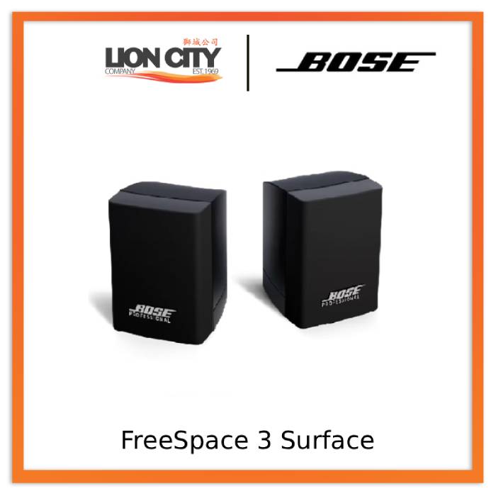 Bose FreeSpace 3 Surface-Mount Satellites (1 Pair) "Contact for Price"