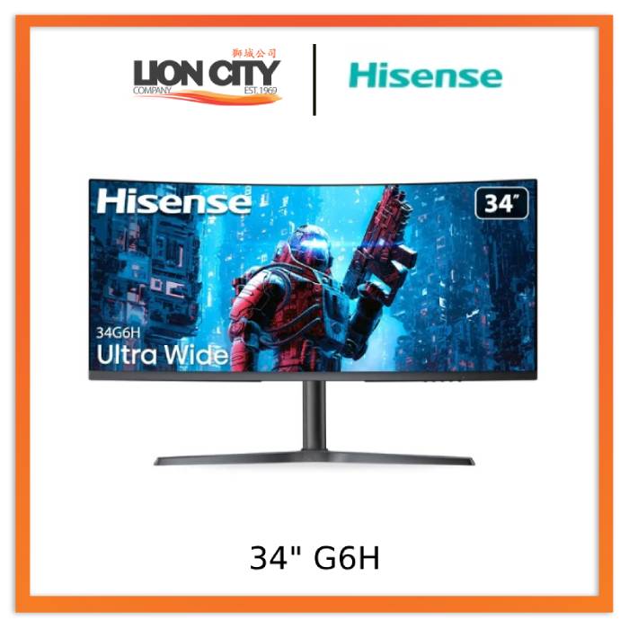 Hisense 34G6H Ultra Wide Gaming Monitor