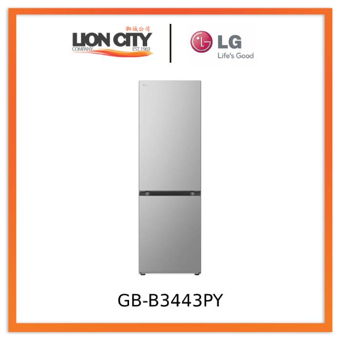 LG GB-B3443EP/GB-B3443PY 344L 2-Door Fridge