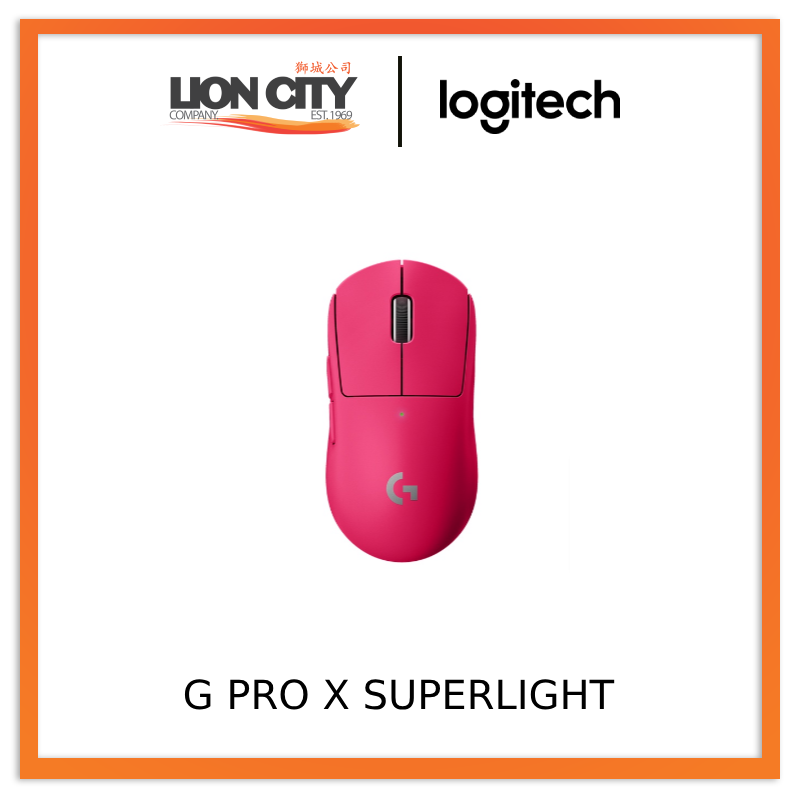 Logitech G PRO X SUPERLIGHT Wireless Gaming Mouse Ultra-Lightweight HERO  25K Sensor 25600 DPI 5