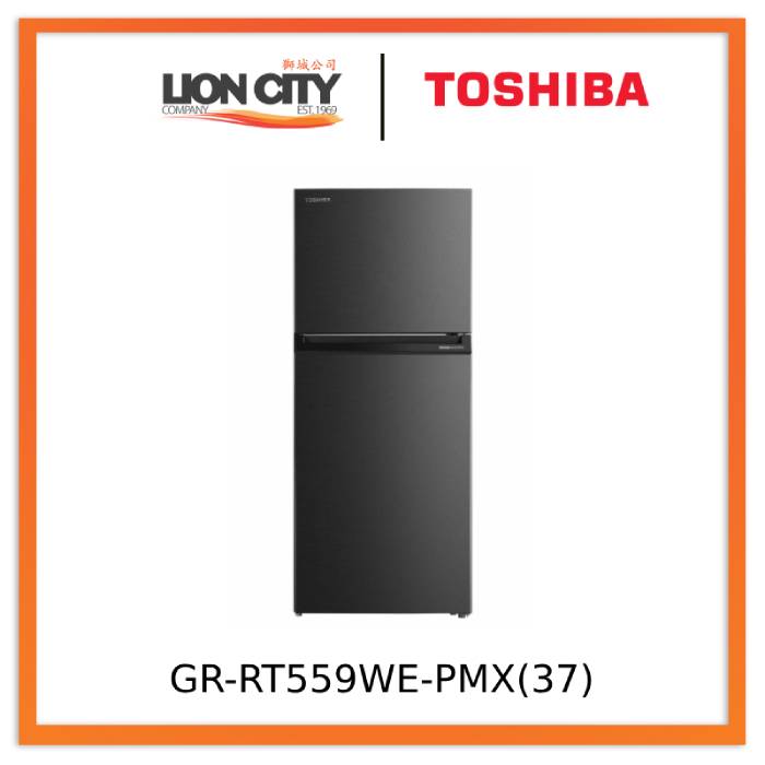 Toshiba GR-RT559WE-PMX(37) 411L 2-door Fridge