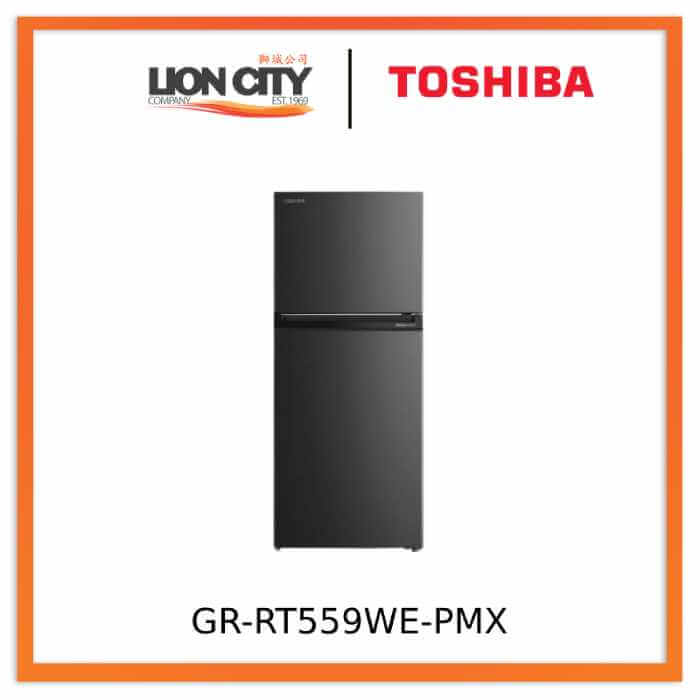 Toshiba GR-RT559WE-PMX 411L 2 Doors Fridge