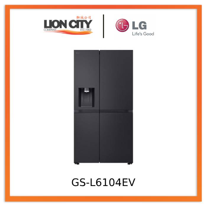 LG GS-L6104EV Side by Side Fridge