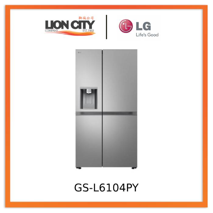 LG GS-L6104PY Side by Side Fridge