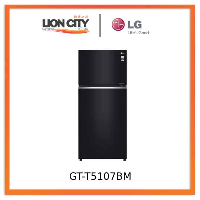 LG GT-T5107BM 2 Door Refrigerator Top Freezer