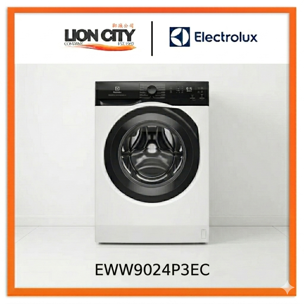 ELECTROLUX EWW9024P3EC FRONT LOAD WASHER/DRYER - WHITE (9KG/6KG)