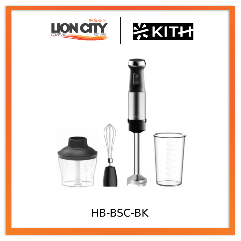 Kith HB-BSC-BK Hand Blender