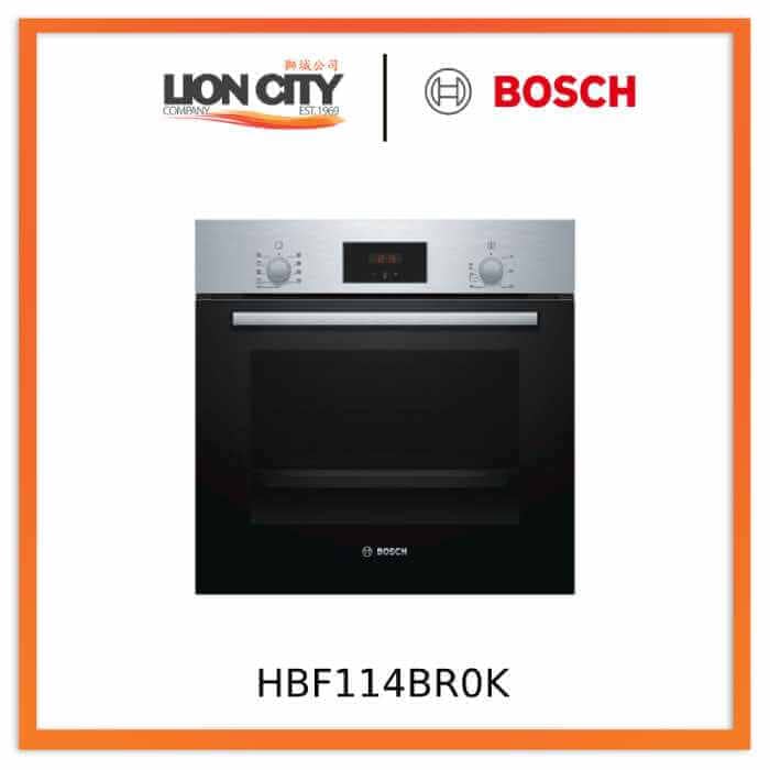 Bosch HBF114BR0K 60cm Built-in Stainless Steel Oven