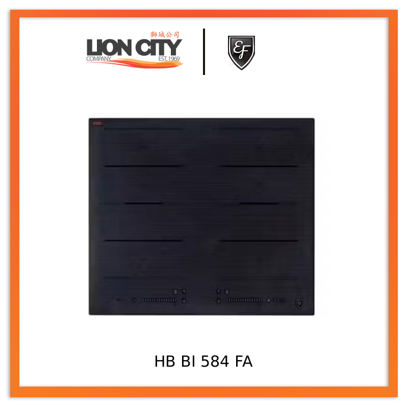 EF HB BI 584 FA Built-in Induction Hob 60CM HBBI584FA - Lion City Company
