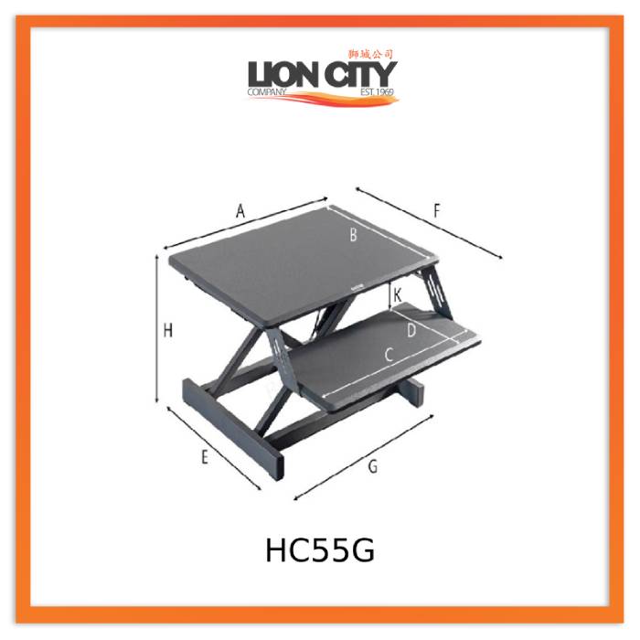 Standing Desktop Elevating Workbench Folding Computer Desk Standing Workstation Computer Stand