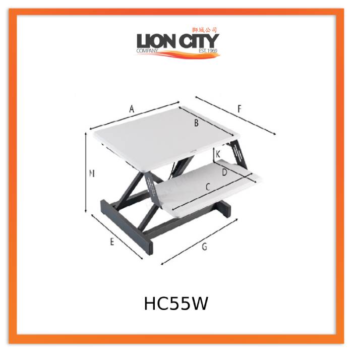 Standing Desktop Elevating Workbench Folding Computer Desk Standing Workstation Computer Stand