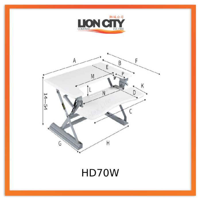 Standing Desktop Elevating Workbench Folding Computer Desk Standing Workstation Computer Stand