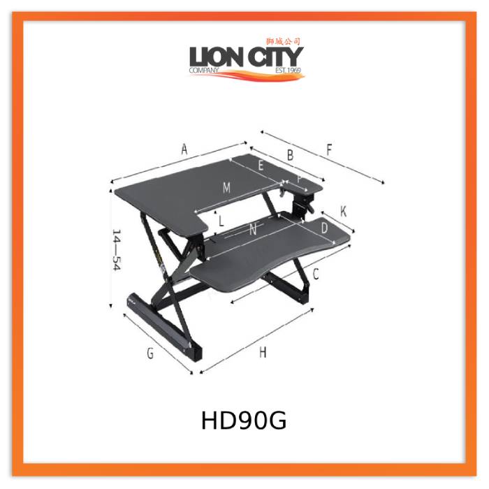 Standing Desktop Elevating Workbench Folding Computer Desk Standing Workstation Computer Stand