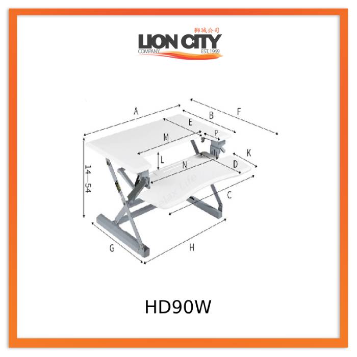 Standing Desktop Elevating Workbench Folding Computer Desk Standing Workstation Computer Stand
