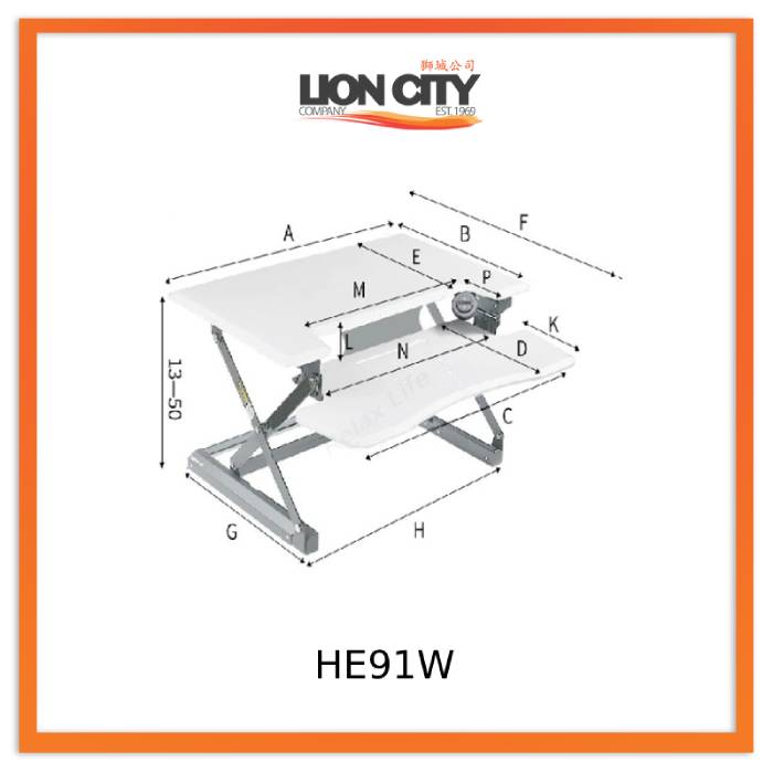 Standing Desktop Elevating Workbench Folding Computer Desk Standing Workstation Computer Stand