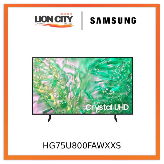 Samsung HG75U800FAWXXS 75” Hotel TV HU8000F UHD 4K "Contact for Price"