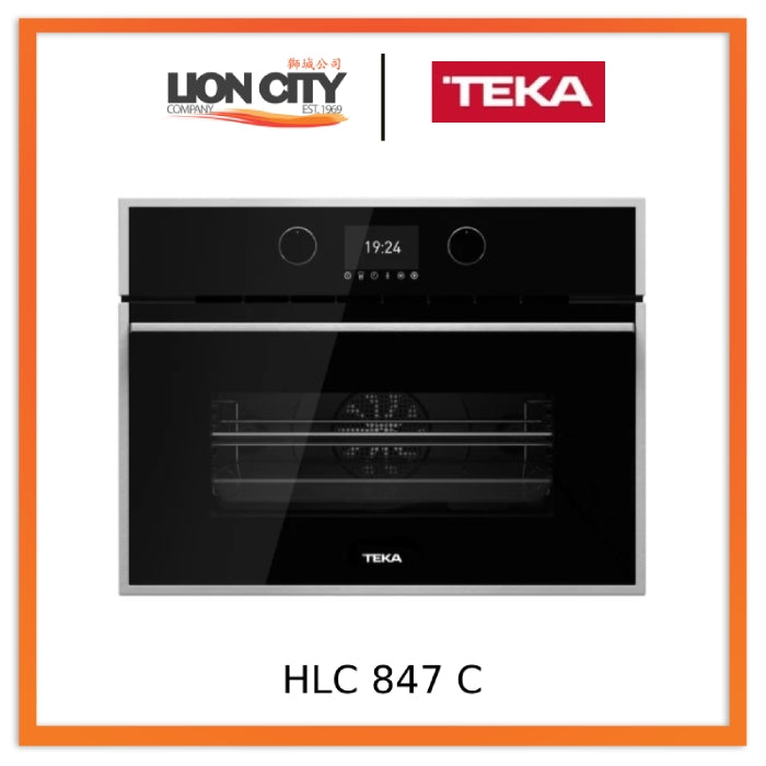 Teka HLC 847 C BK-SS Multifunction Compact Oven With Microwave