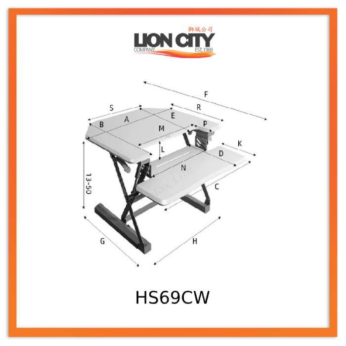Standing Desktop Elevating Workbench Folding Computer Desk Standing Workstation Computer Stand