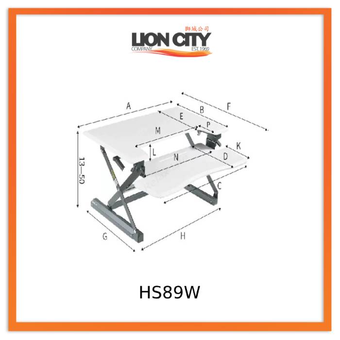 Standing Desktop Elevating Workbench Folding Computer Desk Standing Workstation Computer Stand