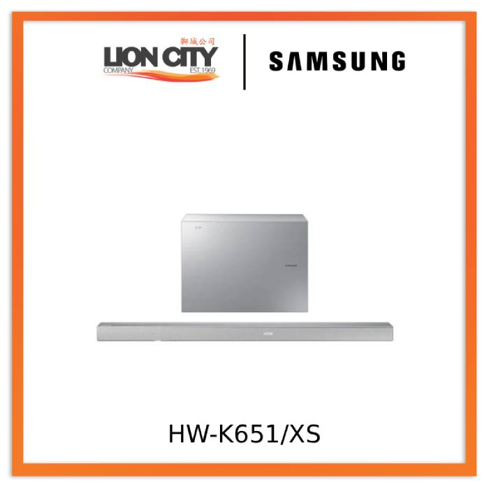 Samsung HW-K651/XS 3.1CH Flat Soundbar
