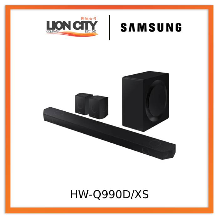 Hw Q990d Samsung Sound Bar Atmos Samsung HW-Q990D/XS Soundbar Lion