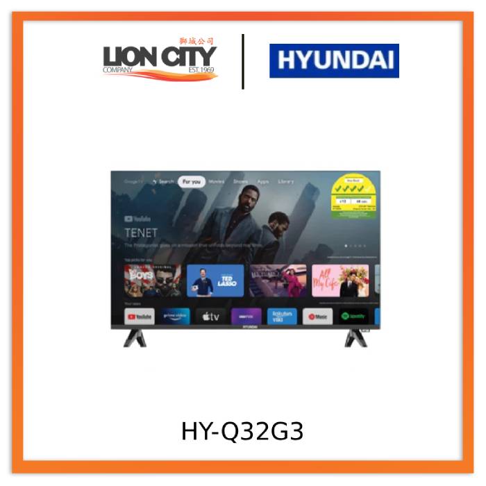 Hyundai HY-Q32G3 32" HD QLED Frameless Google TV