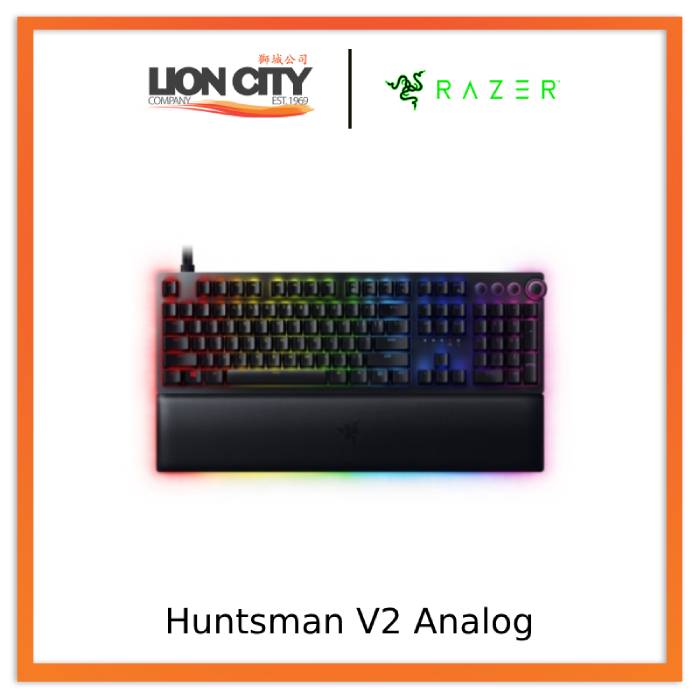 Razer Huntsman V2 Analog - Gaming Keyboard with Razer™ Analog