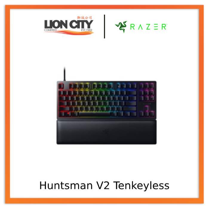 Razer™ Huntsman V2 Tenkeyless - Optical Gaming Keyboard (Clicky Purple -  Lion City Company