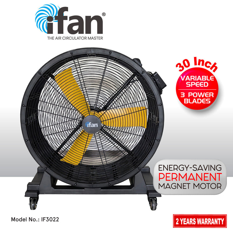 iFan 30" Industrial Drum Fan IF3022