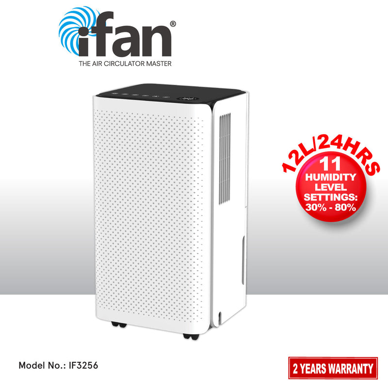 iFan 12L Electric Dehumidifier IF3256