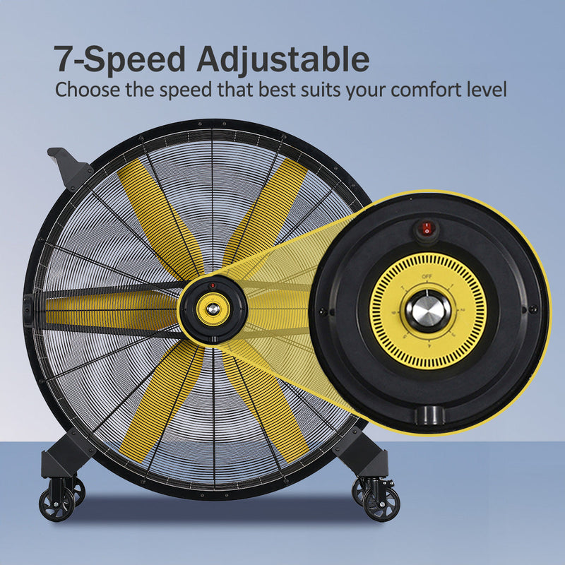 iFan 90cm Industrial Drum Fan IF3622