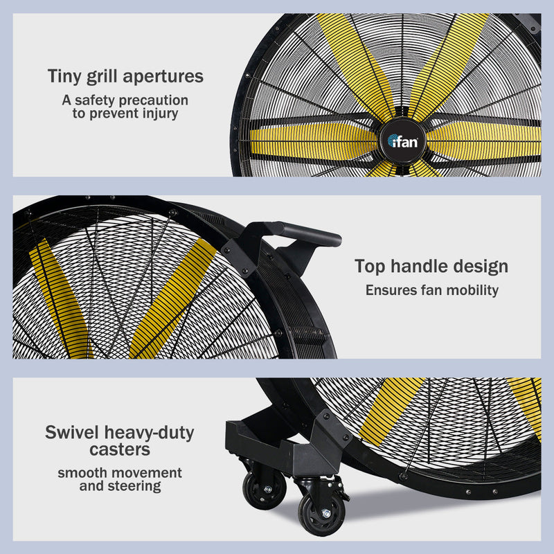 iFan 90cm Industrial Drum Fan IF3622