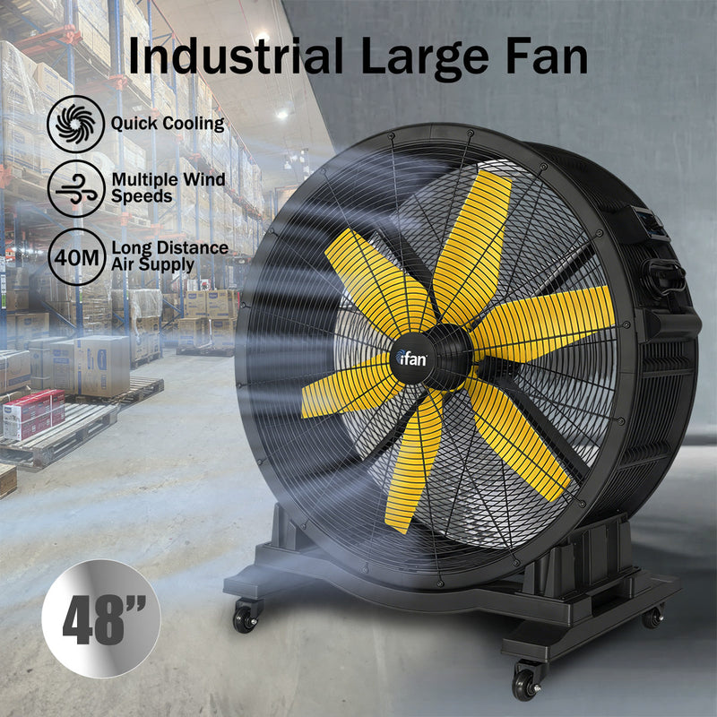 iFan 48” DC Motor Industrial Drum Fan IF4822