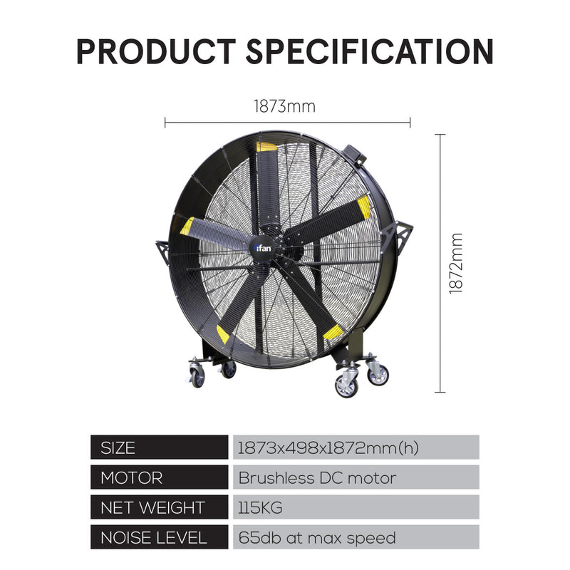 iFan 60” Industrial Drum Fan IF5922