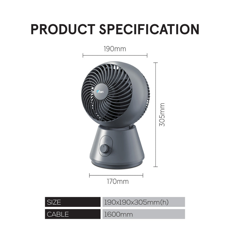 iFan 8" Air Circulator Fan IF7400