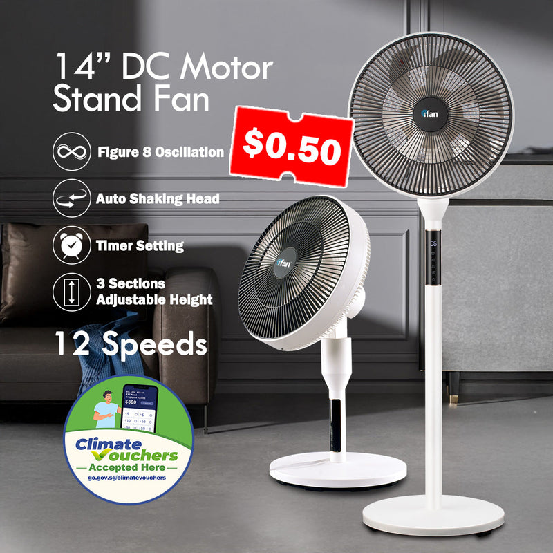 iFan 14” DC Motor Stand Fan IF7436