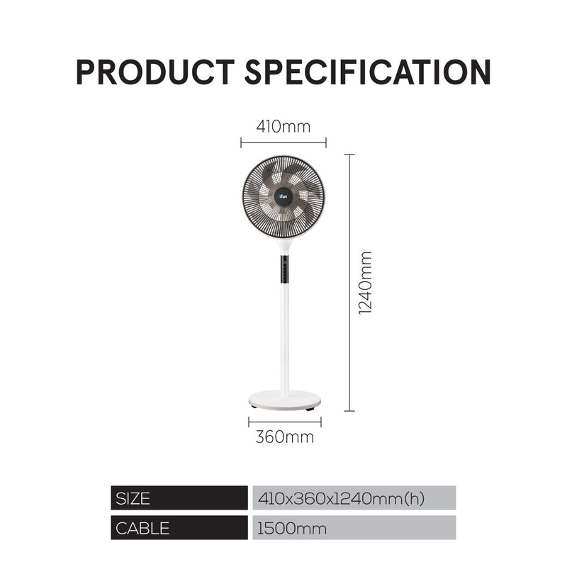 iFan 14” DC Motor Stand Fan IF7436