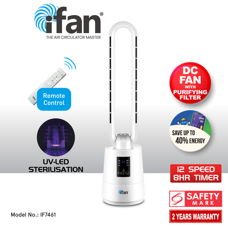 iFan DC Bladeless Tower Fan IF7461