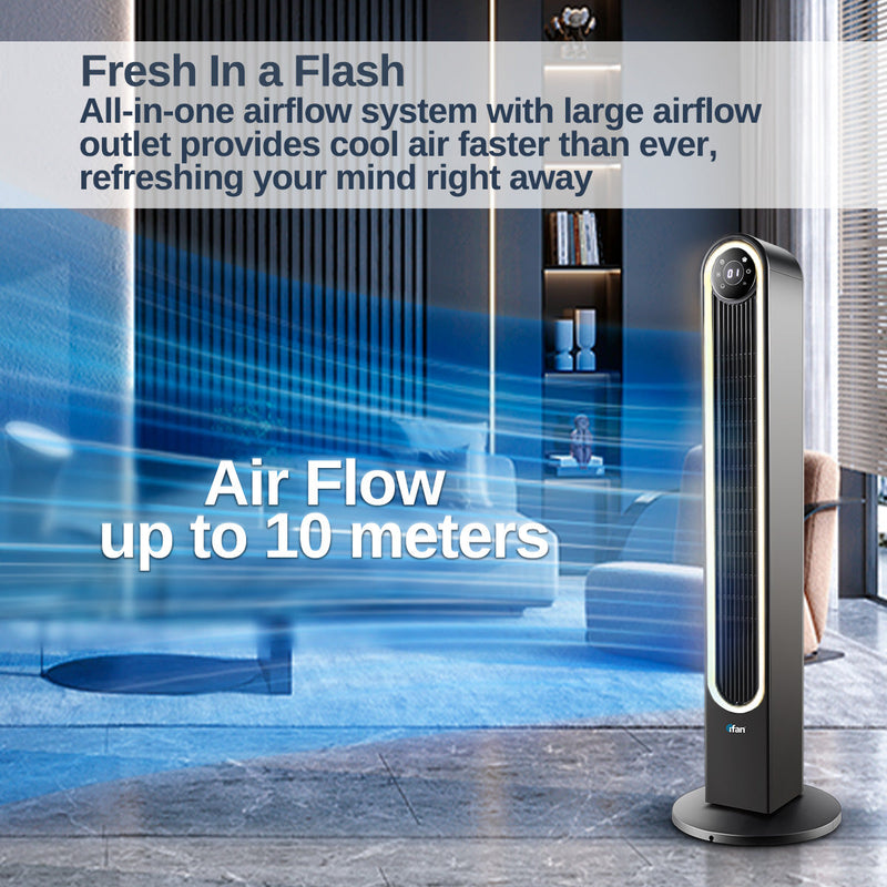 iFan 108.5cm DC Bladeless Tower Fan IF7469