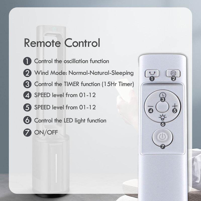 iFan DC Bladeless Tower Fan IF7477
