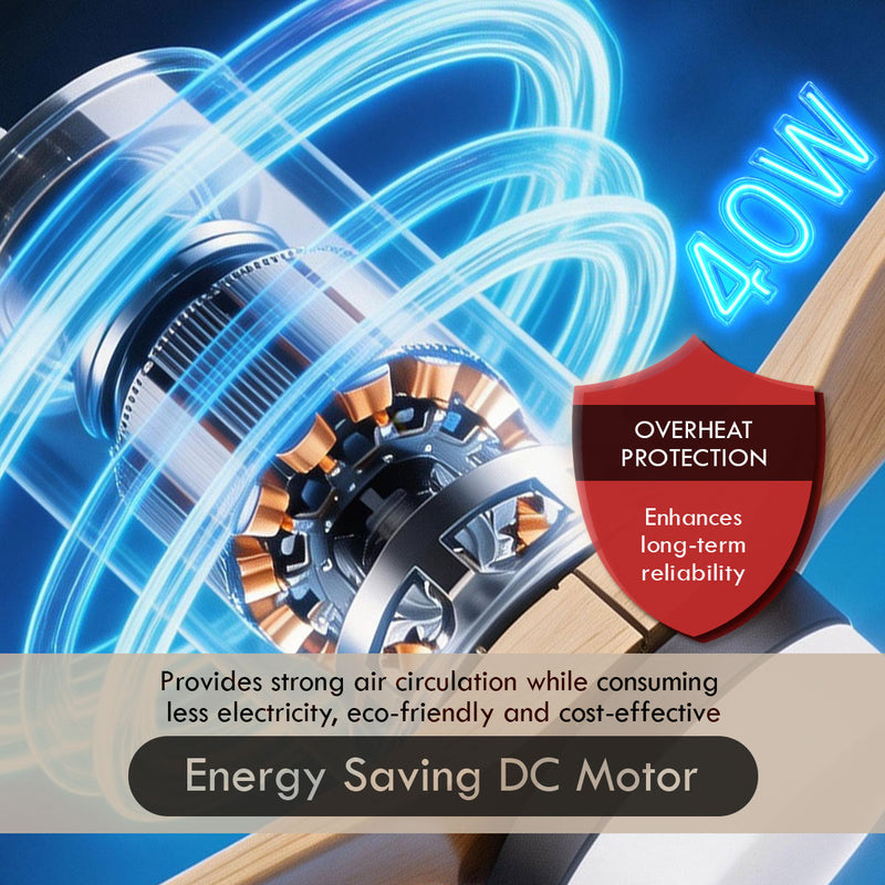 PowerPac iFan 117cm DC Motor Ceiling Fan IF8346DGGY