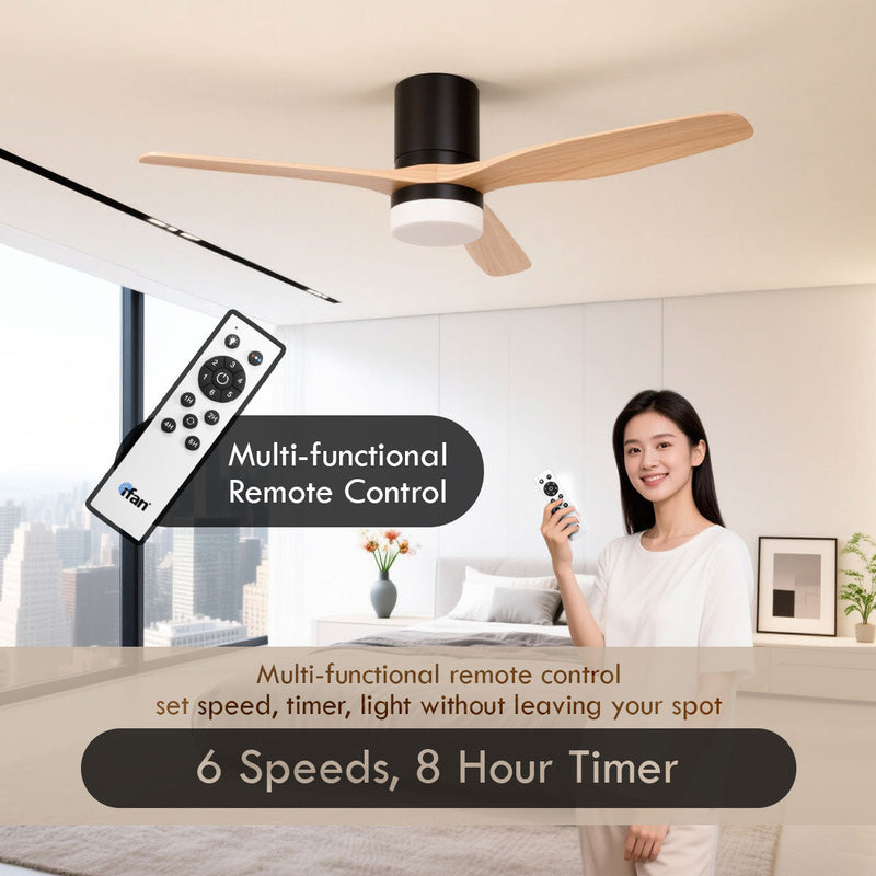 iFan 52-Inch DC Motor Ceiling Fan IF8352DGBK