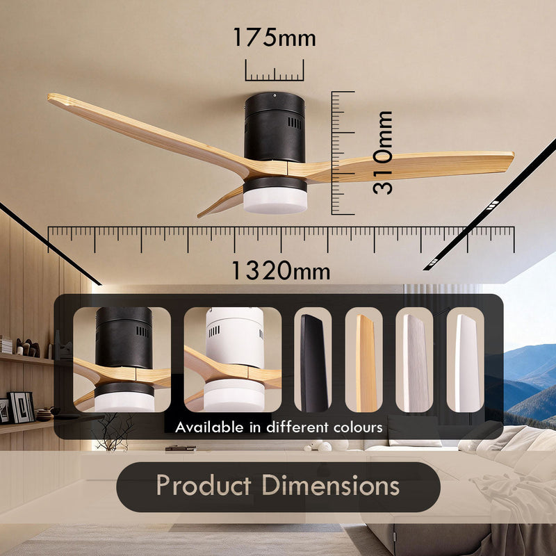 PowerPac 52" DC Motor Ceiling Fan IF8352LGGY