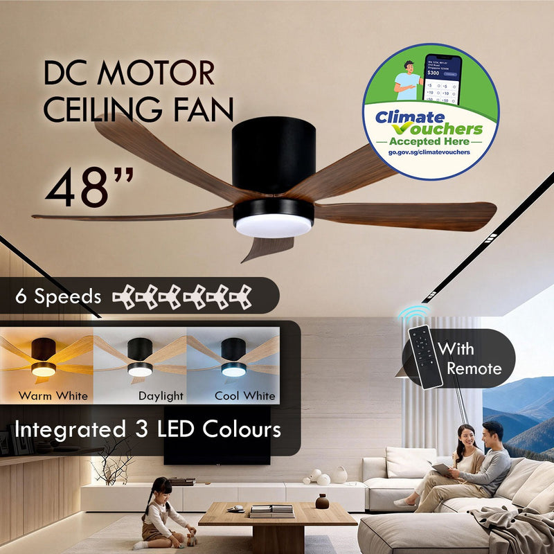 PowerPac 48" DC Motor Ceiling Fan IF8548DGDW