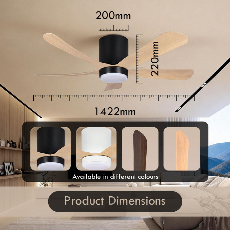 iFan 56-Inch DC Motor Ceiling Fan IF8556LGLW
