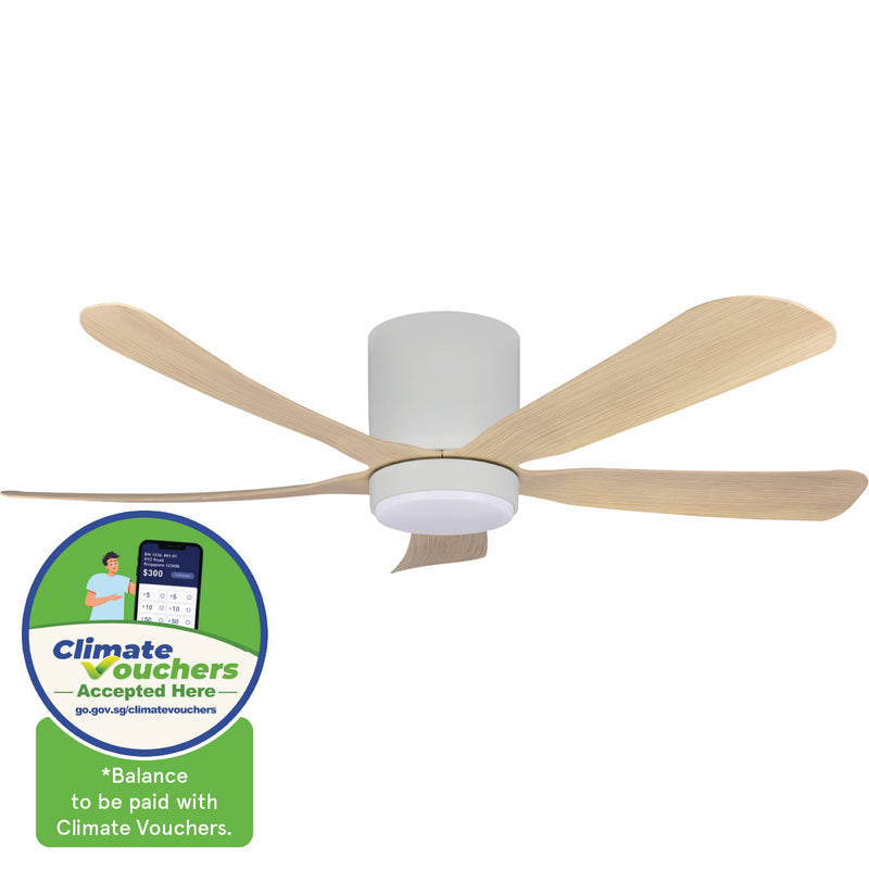 iFan 56-Inch DC Motor Ceiling Fan IF8556LGLW