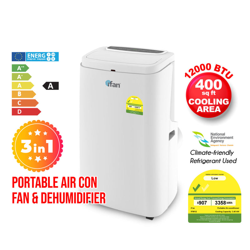 iFan 3-in-1 Portable Air Conditioner IF9012