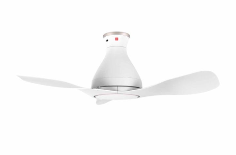 KDK F40GP Brown/White 40" DC Ceiling Fan with Remote & Wi-Fi Mobile App Control